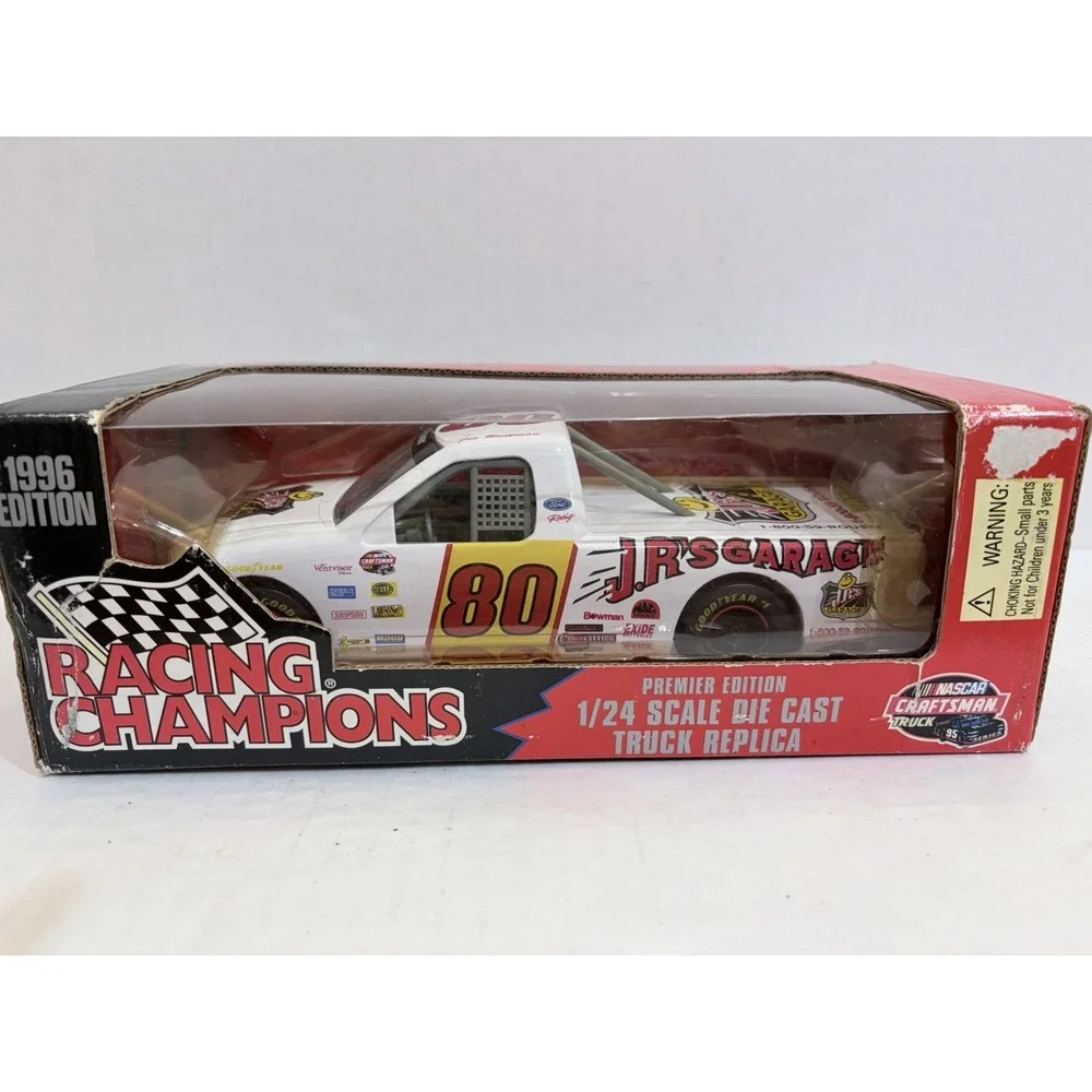 Racing Champions 1996 Premier 1:24 Diecast Ford Truck NASCAR #80 Ruttman